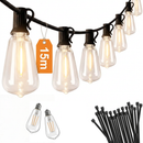 LED Lichtsnoer Buiten 15m: Warm Wit Waterdicht ST38