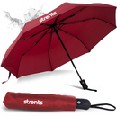 Stormparaplu Opvouwbaar - Stormparaplu's - Inklapbaar - Ø 110 cm - Windproof tot 100km p/u - Grote Paraplu - Automatisch - Rood