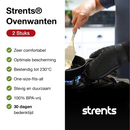 Ovenwanten - Ovenhandschoenen - Hittebestendig tot 230 °C - Siliconen - Zwart - Koken - Keukenaccessoires - 2 Stuks