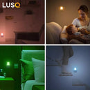 2 Stuks - Nachtlampje Kinderen - Stekkerlamp - Nachtlampje Stopcontact - Multi Colour met afstandsbediening