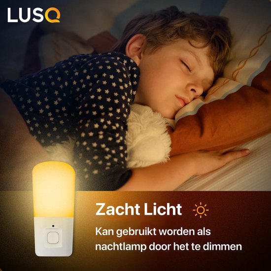 2 Stück - Nachtlicht Kinder - Steckerlampe - Nachtlichtsteckdose - Mehrfarbig mit Fernbedienung