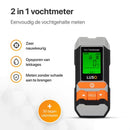 2 in 1 digitale vochtmeter - moisture - Voor hout en bouwmaterialen