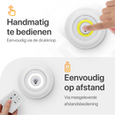 LUSQ® LED Lampen - 3 Stuks - Druklampen - Dimbaar - Afstandsbediening - Zelfklevend - LED Licht - Draadloos