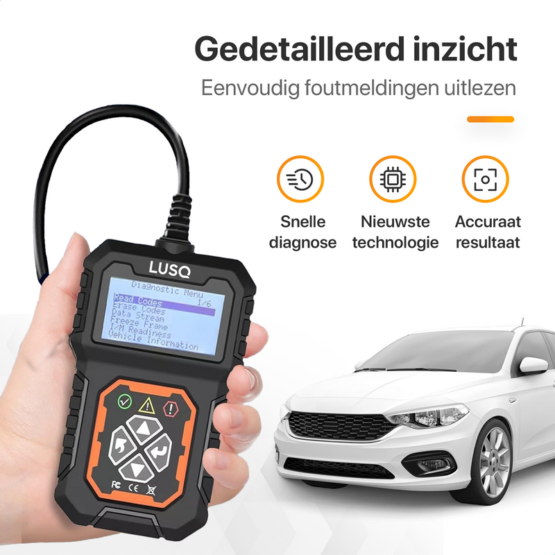 OBD Scanner - OBD2 - Auto uitlezen - Storing Verwijderen - NL Taal - Auto scanner - Diagnose apparatuur voor auto's - Plug & Play