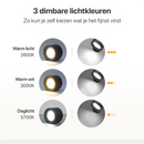 LUSQ® - LED Wandlamp Oplaadbaar - Wandlamp Binnen - USB Oplaadbaar - Draadloos - Dimbaar – Batterij - Slaapkamer - Woonkamer - Nachtlampje - 360° rotatie - Zonder Boren - Afstandsbediening - Zonder Boren - Touch Control - Trapverlichting - Zwart