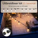 LED Lichtsnoer Buiten 15m: Warm Wit Waterdicht ST38