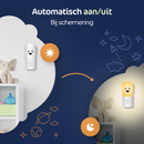 LED Nachtlampje in Stopcontact - 2 stuks - Dimbare Nachtlampjes met Sensor - Nacht Lamp met Dag en Nacht Sensor