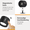 LUSQ® - LED Wandlamp Oplaadbaar - Wandlamp Binnen - USB Oplaadbaar - Draadloos - Dimbaar – Batterij - Slaapkamer - Woonkamer - Nachtlampje - 360° rotatie - Zonder Boren - Afstandsbediening - Zonder Boren - Touch Control - Trapverlichting - Zwart