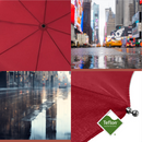 Stormparaplu Opvouwbaar - Stormparaplu's - Inklapbaar - Ø 110 cm - Windproof tot 100km p/u - Grote Paraplu - Automatisch - Rood