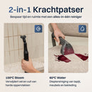 LUSQ Tapijtreiniger PRO 1800W - Stoomreiniger en vlekkenreiniger - 6 Opzetstukken - 100° Stoom - Zelfreinigend en Schoonmaakmiddel - Bankreiniger - Meubelreiniger - Handstomer