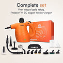 Stoomreiniger 16-in-1 - Handstoomreiniger - Handstomer - Vlekkenreiniger - Tapijtreiniger - Incl. 16 Opzetstukken - 1150 Watt - 450 ML