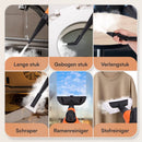 Stoomreiniger 16-in-1 - Handstoomreiniger - Handstomer - Vlekkenreiniger - Tapijtreiniger - Incl. 16 Opzetstukken - 1150 Watt - 450 ML
