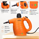 Stoomreiniger 16-in-1 - Handstoomreiniger - Handstomer - Vlekkenreiniger - Tapijtreiniger - Incl. 16 Opzetstukken - 1150 Watt - 450 ML