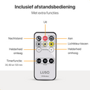 LUSQ® - LED Wandlamp Oplaadbaar - Wandlamp Binnen - USB Oplaadbaar - Draadloos - Dimbaar – Batterij - Slaapkamer - Woonkamer - Nachtlampje - 360° rotatie - Zonder Boren - Afstandsbediening - Zonder Boren - Touch Control - Trapverlichting - Zwart