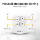 LUSQ® LED Lampen - 3 Stuks - Druklampen - Dimbaar - Afstandsbediening - Zelfklevend - LED Licht - Draadloos