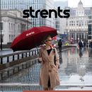 Stormparaplu Opvouwbaar - Stormparaplu's - Inklapbaar - Ø 110 cm - Windproof tot 100km p/u - Grote Paraplu - Automatisch - Rood