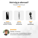 LUSQ® Bluetooth Transmitter Receiver 5.0 AUX Adapter - Ontvanger en Zender Auto - Handfsree Bellen