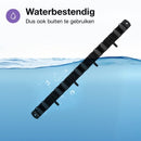 Bezemhouder - Bezem Ophangsysteem Tuingereedschap - Gereedschapshouder - 5 Houders 6 Haken - RVS Zwart