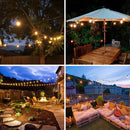 Buitengloed LED lichtsnoer 15m voor Buiten - Tuinverlichting - Lampjes Slinger - Lichtslinger - 2700K / Waterdicht