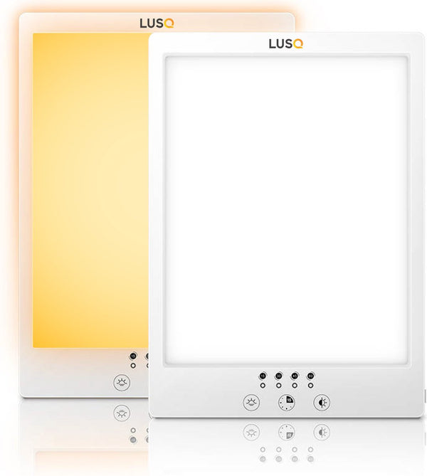 LUSQ® Tageslichtlampe – 12.000 LUX – Weiß – LED-Lichttherapie