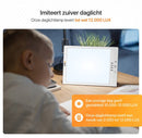 Daglichtlamp - 12.000 LUX - Wit - LED Lichttherapie - Daglicht Lamp - Daylight Therapy - Hobby Lampen - Winterdepressie Bureaulamp -