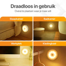 Draadloze ledlamp – Warm/Wit licht – Draadloze wandlamp – Draadloze ledspot – Usb oplaadbaar – Dimbaar – met Magneet