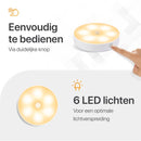 Draadloze ledlamp – Warm/Wit licht – Draadloze wandlamp – Draadloze ledspot – Usb oplaadbaar – Dimbaar – met Magneet