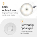 Draadloze ledlamp – Warm/Wit licht – Draadloze wandlamp – Draadloze ledspot – Usb oplaadbaar – Dimbaar – met Magneet
