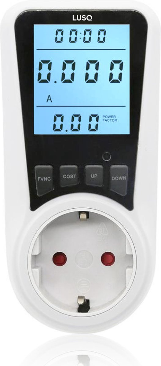 Energiemeter – Verbruiksmeter – Energiekostenmeter – KWh Meter – Stroomverbruik Meter – Elektriciteitsmeter – Energiekosten - Stopcontact – Meerdere Functie