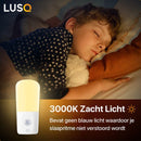 LED Nachtlampje met bewegingssensor in Stopcontact - 2 stuks - Nachtlampjes met Bewegingssensor - Nacht Lamp met Dag en Nacht Sensor -