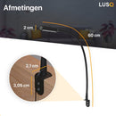 LUSQ® - Leeslamp Bed met Dimfunctie - Bedlampjes leeslampjes Volwassenen Slaapkamer - Leeslampje Boxspring - Hoofdbord Bedlampje