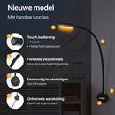 LUSQ® - Leeslamp Bed met Dimfunctie - Bedlampjes leeslampjes Volwassenen Slaapkamer - Leeslampje Boxspring - Hoofdbord Bedlampje - Met USB - laadpoort