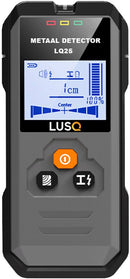 LUSQ® - Leidingdetector - Detecteert tot 120 mm Diep - Automatisch Kalibreren - Hout - Metaal - Leidingen en Bedrading - Inclusief 9V Batterij