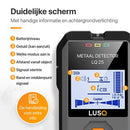 LUSQ® - Leidingdetector - Detecteert tot 120 mm Diep - Automatisch Kalibreren - Hout - Metaal - Leidingen en Bedrading - Inclusief 9V Batterij