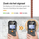 LUSQ® - Leidingdetector - Detecteert tot 120 mm Diep - Automatisch Kalibreren - Hout - Metaal - Leidingen en Bedrading - Inclusief 9V Batterij