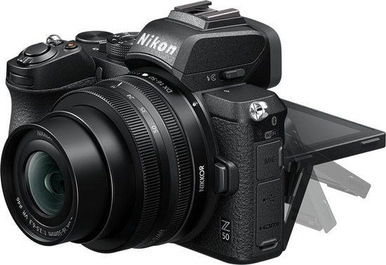 Nikon Z50 + 16-50mm - Systeemcamera - Zwart