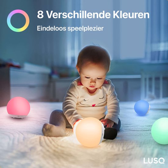 Wiederaufladbares Nachtlicht für Kinder – Warmweiß – Nachtlicht für Babys – dimmbar und kabellos – Timer- und Speicherfunktion – wiederaufladbares USB-Nachtlicht für Erwachsene