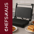 Grillmate - Grill Aparaat - Tosti Apparaat - Contactgrill - Tosti IJzer met grillplaat - Anti-Aanbaklaag - PFAS vrij - 180° Uitklapbaar - Cool Touch - Panini Grill / Croque Monsieur Toestel