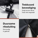 Parasolhoes voor Zweefparasol - Tot 300cm - Waterdicht - Oxford 420D - Met Rits, Trekkoord en Stok - Zwart