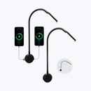 LUSQ® - Leeslamp Bed met Dimfunctie - Bedlampjes leeslampjes Volwassenen Slaapkamer - Leeslampje Boxspring - Hoofdbord Bedlampje - Met USB - laadpoort