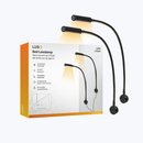 LUSQ® - Leeslamp Bed met Dimfunctie en Universele Bevestiging - 2 stuks - Mat Zwart - Bedlampjes leeslampjes Volwassenen Slaapkamer - Leeslampje Boxspring - Hoofdbord Bedlampje