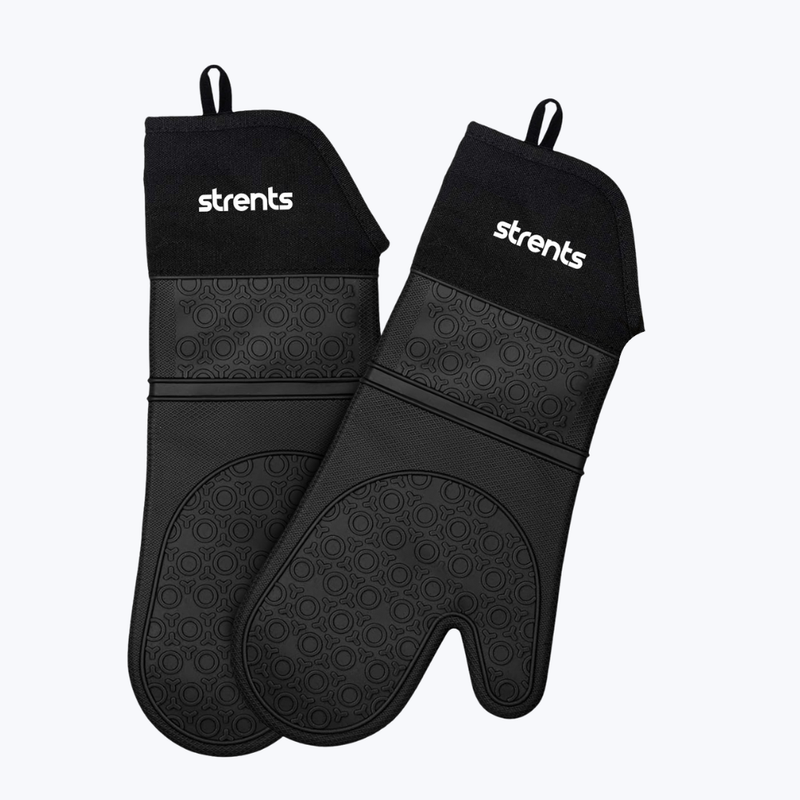silikon handschuhe hitzebeständig Ofenhandschuhe – bis 230 °C – – Schwarz – Koche Auswahl:1*600g ❤️ Eiskratzer-Handschuh 18x30 ❤️ MAGIC SAND