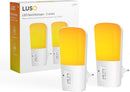 LED Nachtlampje in Stopcontact - 2 stuks - Dimbare Nachtlampjes met Sensor - Nacht Lamp met Dag en Nacht Sensor -