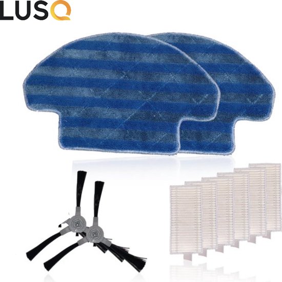 Accessoires set voor de LUSQ® Robotstofzuiger met Dweilfunctie